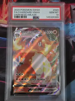 Pokemon TCG - Charizard VMAX 020/189 Darkness Ablaze - GEM MINT PSA 10 - Image 1
