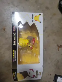 Pokemon Celebrations Pikachu VMAX Figure w/ Display Box - 25th Anniversary 820650809408 - Image 1