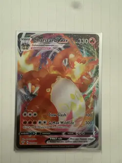 Pokemon TCG Charizard VMAX Darkness Ablaze 020/189 Single Card High Mint - Image 3