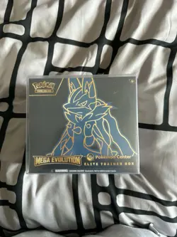 Pokemon TCG Mega Evolutions Lucario Pokemon Center ETB Elite Trainer Box Sealed - Image 1