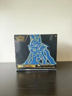 Pokemon Center Lucario Elite Trainer Box ETB Mega Evolutions New/Sealed TCG - Image 1
