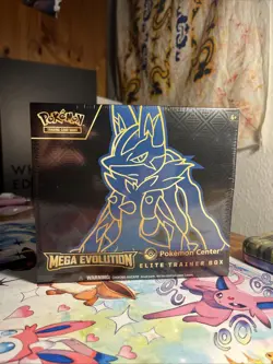 Pokemon Center Lucario Elite Trainer Box ETB Mega Evolutions Sealed TCG (desc) - Image 1