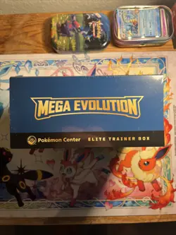 Pokemon Center Lucario Elite Trainer Box ETB Mega Evolutions Sealed TCG (desc) - Image 3