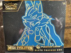 Pokemon Center Lucario Elite Trainer Box ETB Mega Evolutions New/Sealed TCG - Image 1
