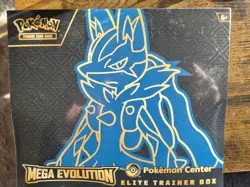 Pokemon Center Lucario Elite Trainer Box ETB Mega Evolutions New/Sealed TCG - Image 2