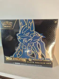 Pokemon Center Lucario Elite Trainer Box ETB Mega Evolutions New/Sealed TCG - Image 3