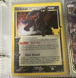 Nintendo Pokemon TCG Umbreon Star 17/17 POP Series 5 Holo Rare English 2007 - Image 1