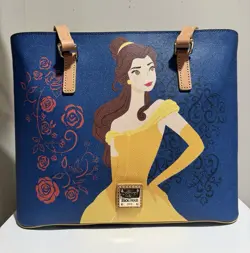 Dooney & Bourke Disney Beauty and the Beast Belle Medium Blue Tote Bag NWOT - Image 1