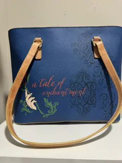 Dooney & Bourke Disney Beauty and the Beast Belle Medium Blue Tote Bag NWOT - Image 4