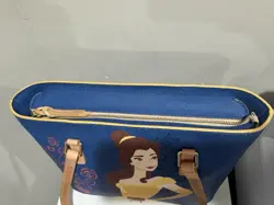 Dooney & Bourke Disney Beauty and the Beast Belle Medium Blue Tote Bag NWOT - Image 5