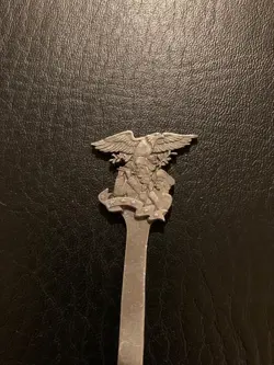 1982 Epcot Center The American Adventure Souvenir Pewter Spoon Walt Disney World - Image 4