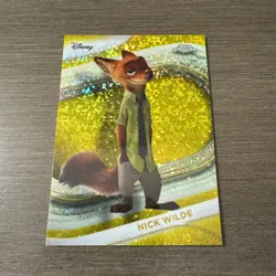 (15x) 2025 Topps Chrome Disney Yellow Mini Diamond Refractor SP LOT Nick Wilde + - Image 1