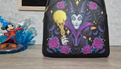 Loungefly Disney Hot Topic Exclusive Maleficent, Disney Villains Backpack BNWT - Image 4