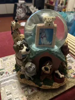Disney Dogs SnowGlobe Large Rare - Image 1