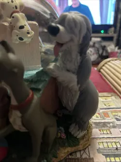 Disney Dogs SnowGlobe Large Rare - Image 4