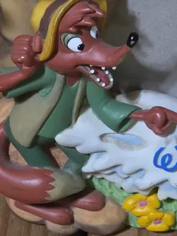 Walt Disney World Splash Mountain Brier Rabbit Big Bad Wolf Bear Picture... - Image 5