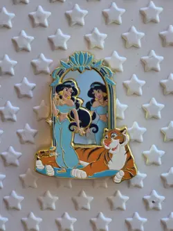 Disney Princess Mirror Reflections Pin New Loungefly Jasmine Aladdin - Image 1