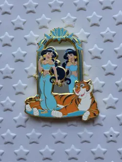 Disney Princess Mirror Reflections Pin New Loungefly Jasmine Aladdin - Image 2
