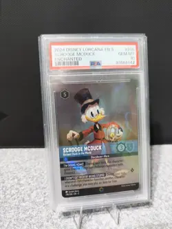 Scrooge McDuck Richest Duck in the World (Enchanted) 218/204 PSA 10 Lorcana - Image 1