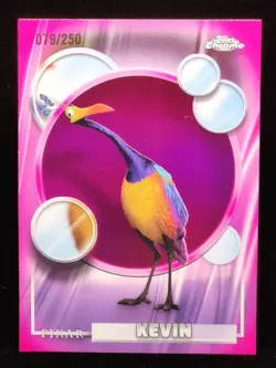 Topps Chrome Disney 2026 Kevin "Up" Pink Refractor /250 #137 - Image 1