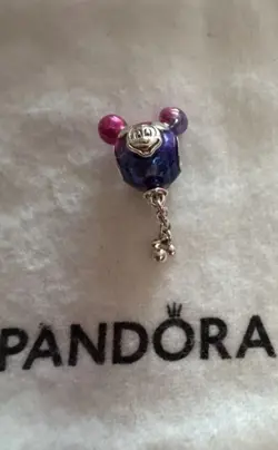 New 2025 Disney Parks Pandora Charm Mickey Mouse Balloon Ears - Image 3
