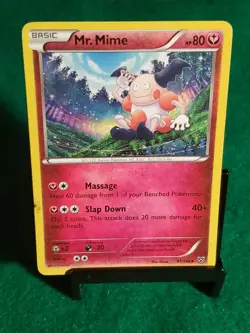 2014 Pokemon TCG Basic HP80 #122 Mr. Mime 91/146 XY Barrier - Image 1
