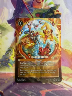 Disney Lorcana It Means No Worries Reign Of Jafar Enchanted Foil 208/204 - Image 5