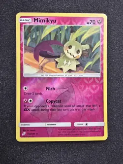Mimikyu - 112/181 - Reverse Holo - S&M: Team Up *LP* Pokemon TCG - Image 1