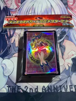 YuGiOh Dark Magician Girl 100 pcs Sleeve Protector 25th SEALED Uncensored Art - Image 1