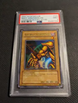 Yugioh Right Arm of the Forbidden One LOB-122 1st Edition Ultra Rare PSA 9 Mint! - Image 1