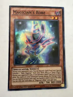 Yugioh - Magician's Robe - Super - Limited - SHVI-ENSE3 - NM - Image 1