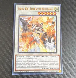 Yu-Gi-Oh! TCG Silvera, Wolf Tamer of the White Forest INFO-EN038 Ultra Foil 1st - Image 1