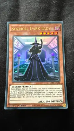 Yu-Gi-Oh! Kozmoll Dark Lady GFTP-EN086 Ultra Rare Mint 1st Edition - Image 1