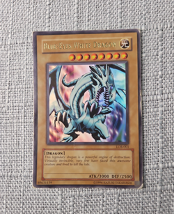 Yugioh Blue-Eyes White Dragon LOB-001 Holo MP - Image 3