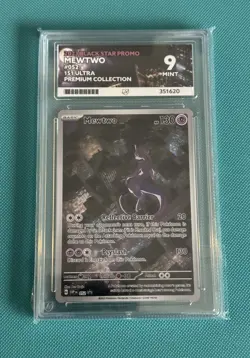 Pokemon Mewtwo SVP 052 151 Ultra Premium Collection Ace Grading 9 Mint - Image 1