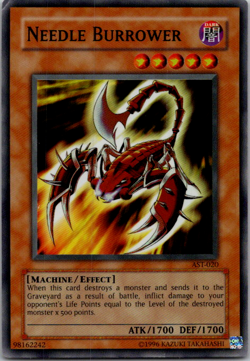Needle Burrower - AST-020 - Super Rare Unlimited Yu-Gi-Oh - Image 1