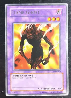Flame Ghost LOB-029 The Legend of Blue Eyes White Dragon Unlimited LP - Image 1