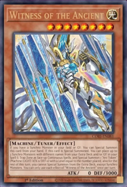 Yugioh! Witness of the Ancient CORI-EN081 CHAOS ORIGINS PREORDER - Image 1