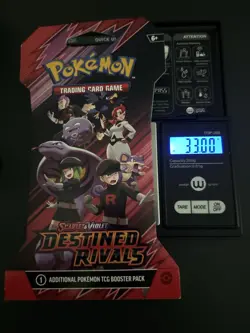 (VERY HEAVY) 33g Pokemon TCG Destined Rivals Sleeved Booster Pack (SEALED)✅ - Image 1