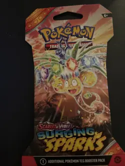 VERY HEAVY - 31.70g - Pokemon Surging Sparks Sleeved Booster Pack - SEALED! - Image 2