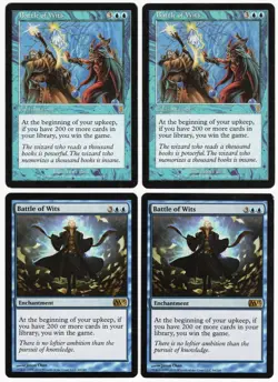 Battle of Wits x4 4x Various Sets PLAYSET Blue Rare Enchantment MTG SP - NM AZ2 - Image 1