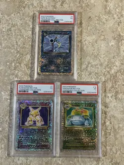 PSA 1 2002 Pokemon Legendary Collection Alakazam Blastoise Venusaur Reverse Holo - Image 1