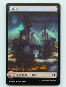 Plains - L279 - FOIL - MTG - Lorwyn Eclipsed (ECL) - Image 1