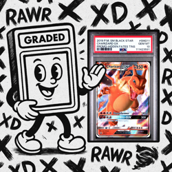 2019 POKEMON SM BLACK STAR PROMO SM211 CHARIZARD GX HIDDEN FATES TINS PSA 10 GEM - Image 1