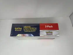 Pokemon Surging Sparks ETB + Booster Bundle Costco 2 Pack Factory Sealed - Image 5
