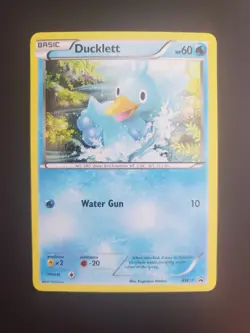 Pokemon TCG Ducklett BW Black Star Promos BW17 Holo Promo - Image 1