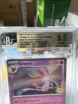 Pokemon TCG Sylveon Pokemon Day 2025 #040/131 Holo BGS 9.5 Gem Mint Beckett - Image 2