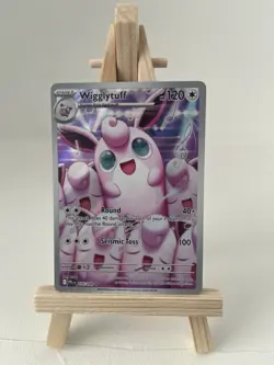 2025 Wigglytuff 105/094 Phantasmal Flames Illustration Rare Pokemon TCG Card NM - Image 1