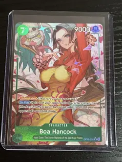 Bandai One Piece Card Game Boa Hancock OP16-032 SR Special Holo Character - Image 1