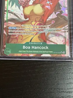 Bandai One Piece Card Game Boa Hancock OP16-032 SR Special Holo Character - Image 3